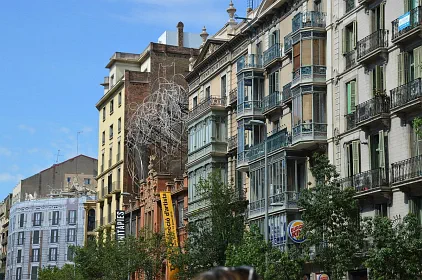 Passeig de Gracia, Barcelona with kids
